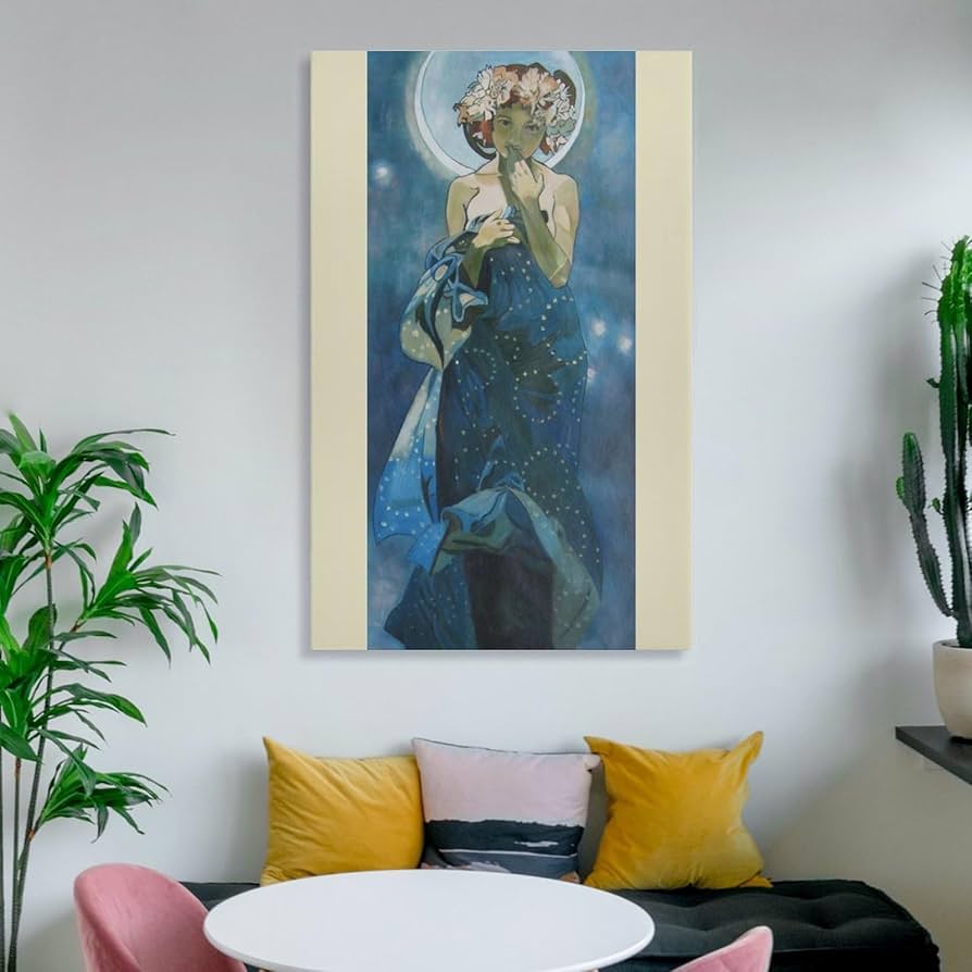 Alphonse Mucha アルフォンス・ミュシャ「北極星」 額装品 アート Alphonse Mucha アルフォンス・ミュシャ「北極星」 額装品